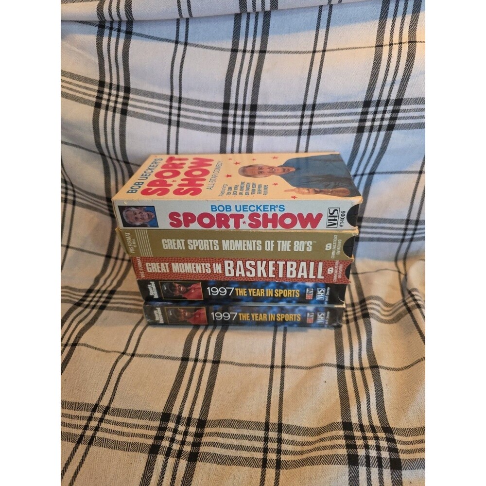 Bob Uecker Sports VHS Tapes Great Moments Basketball‎ Sports Illustrated 80s 90s - Picture 9 of 9